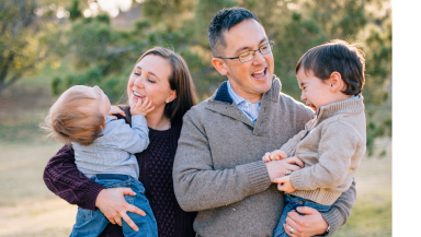 Gretchen O and her family.