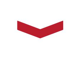 PCSgrades vertical logo white with red stripe